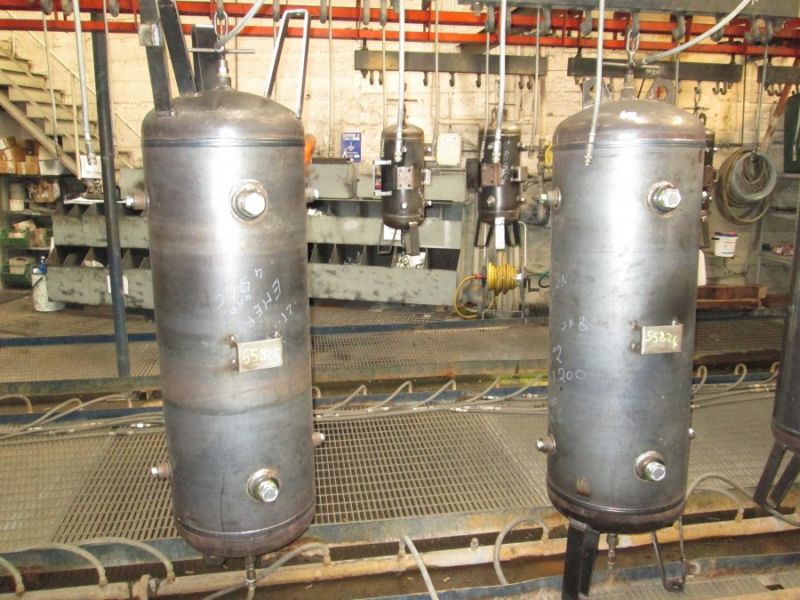 Vertical ASME vessels 100 lt.