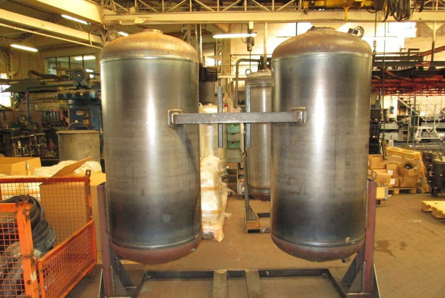 Essiccatore 850 lt. appena collaudato, pronto per la verniciatura e il montaggio degli accessori