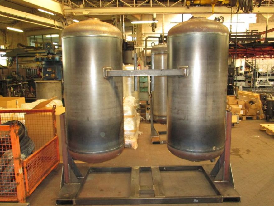 Essiccatore 400 lt. appena collaudato, pronto per la verniciatura e il montaggio degli accessori