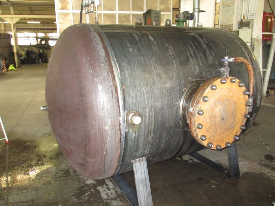 Serbatoio di grande dimensione ASME da 4000 lt. orizzontale